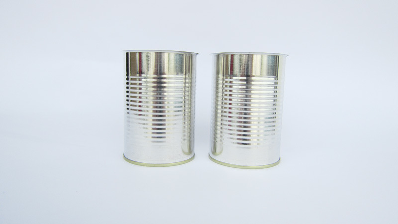 普宁马口铁制罐厂家 供应不印刷圆形金属罐 食品级银白色素铁空罐图片