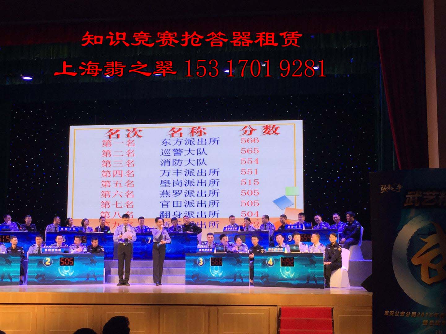 上海较新投票器/表决器/抢答器/评分系统/各类会议展会 上海翡之翠文化，舞台互动专家。
