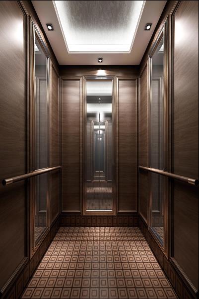 专业汕头电梯装修设计、电梯装潢、 电梯装饰效果图 三菱电梯