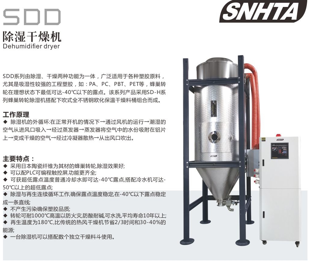 除湿干燥机 SDD-20U/40 广泛适用于各种塑胶原料