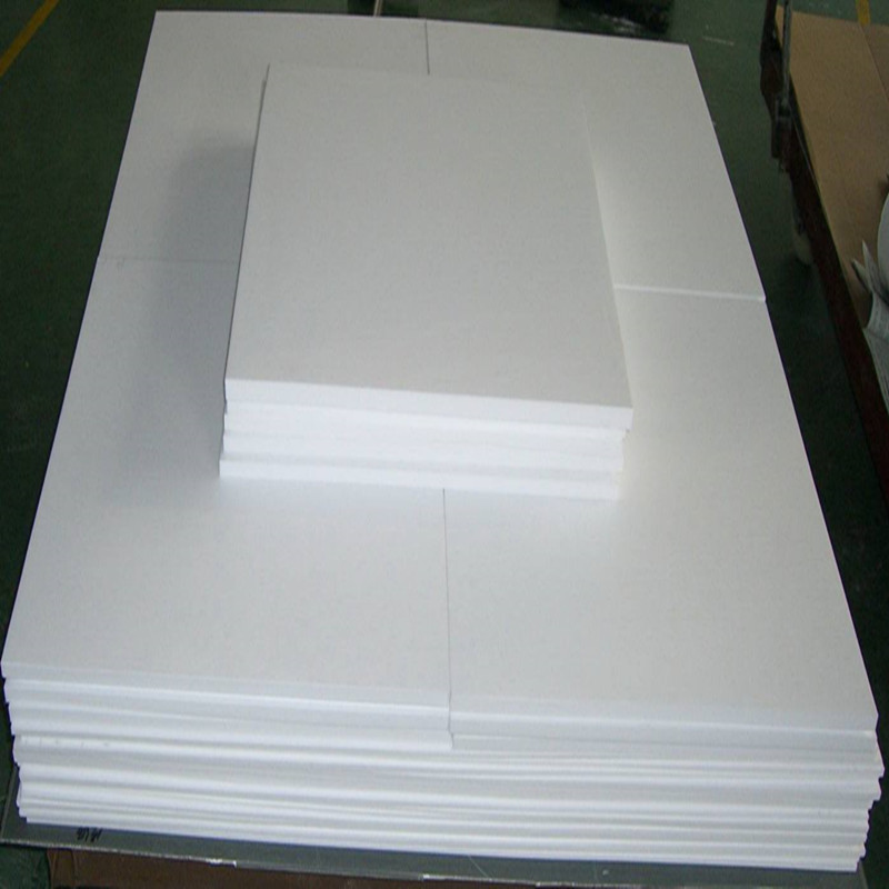四氟板厂家PTFE板CNC精雕加工铁氟龙白色PTFE板图片