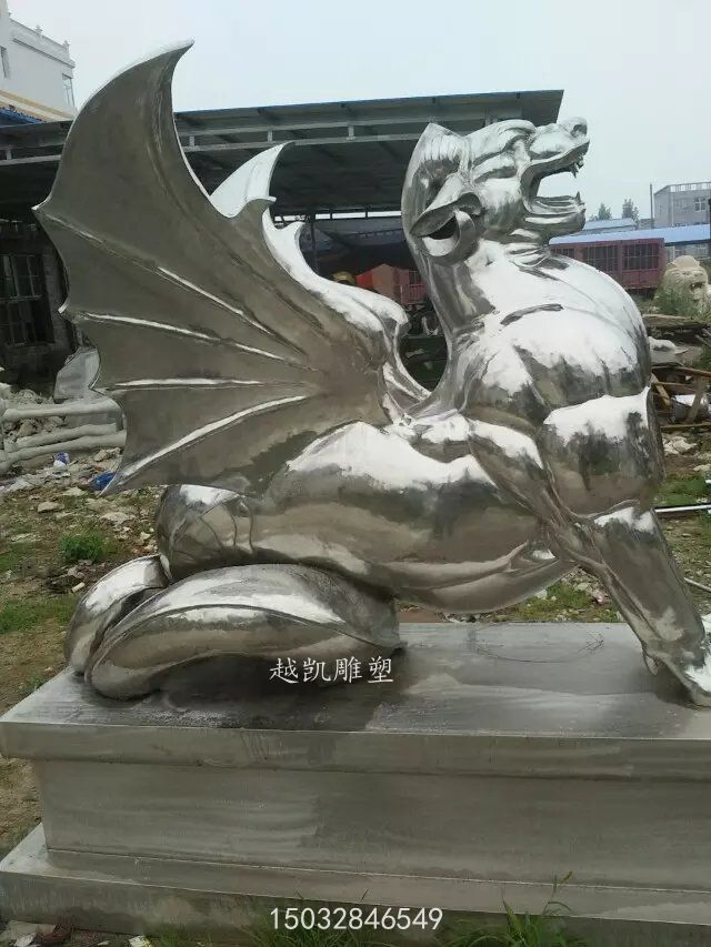 石家庄市麒麟雕塑 动物麒麟雕塑厂家麒麟雕塑 动物麒麟雕塑 不锈钢动物麒麟雕塑厂家