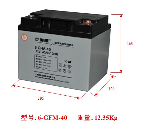 保护神复华蓄电池MF12-40/12V-40AH
