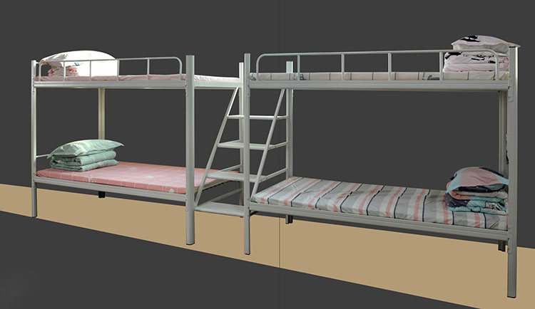 东莞大学生宿舍铁架床高低床上床下桌组合柜多功能公寓床员工铁床 高架床大学生公寓铁床员工铁床