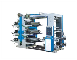 六色鲜花袋柔版印刷机(图) 6色聚丙烯无纺布袋柔版印刷机