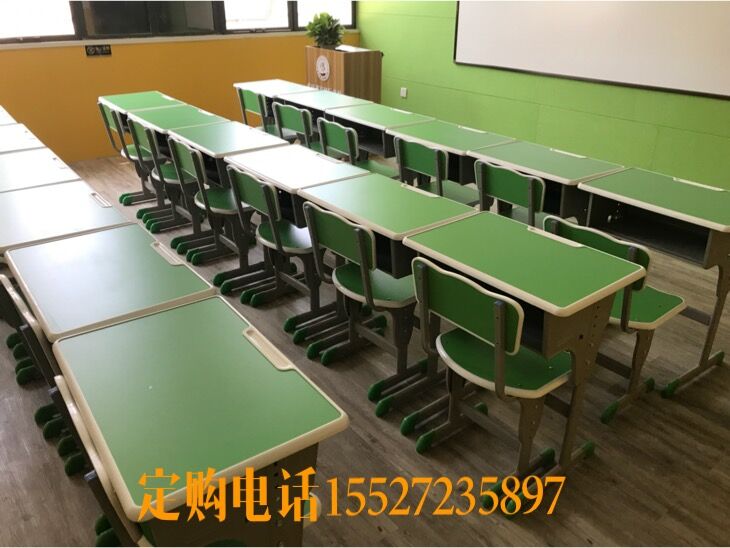 武汉单人双人中小学生学生课桌椅培训桌辅导卓学习桌批发