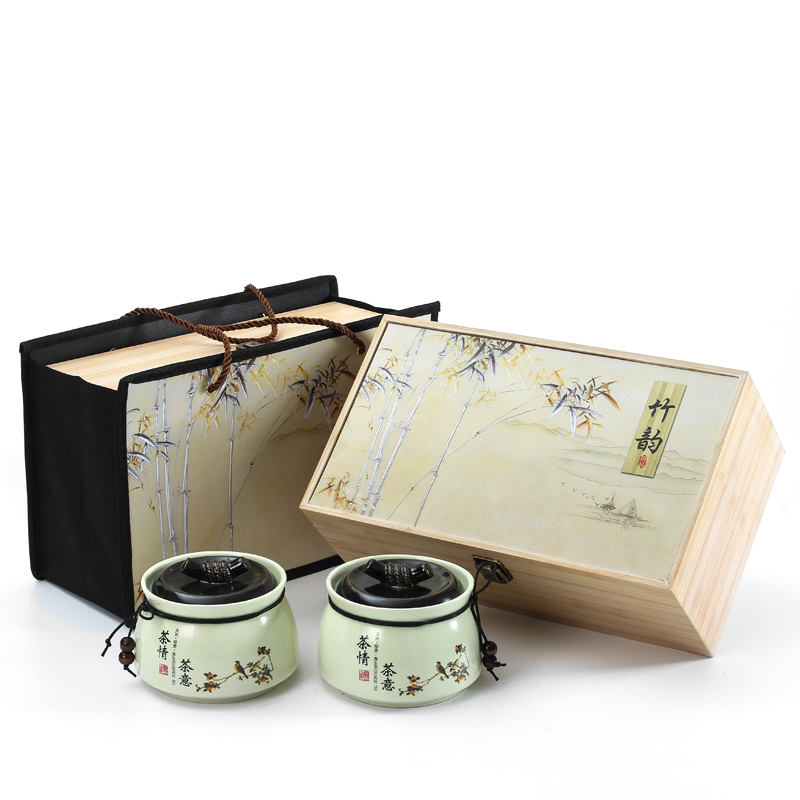 礼品盒陶瓷茶叶罐包装批发