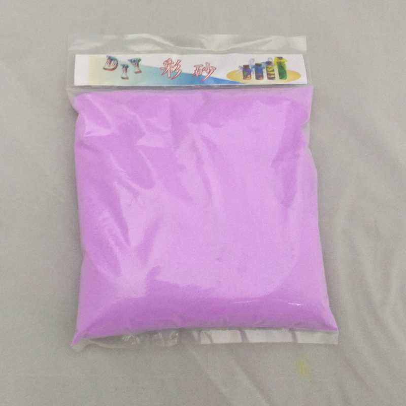 广州有装沙瓶的彩沙批发沙画耗材染色彩沙多颜色选择现货供应图片