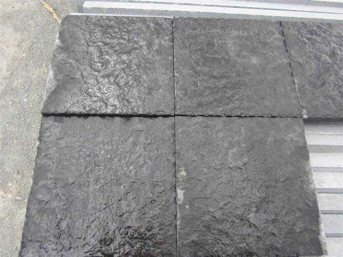 抗压自然面蒙古花岗岩 蒙古黑天然石材园林专用石材 定制厂家