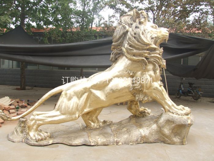铜狮子雕塑批发