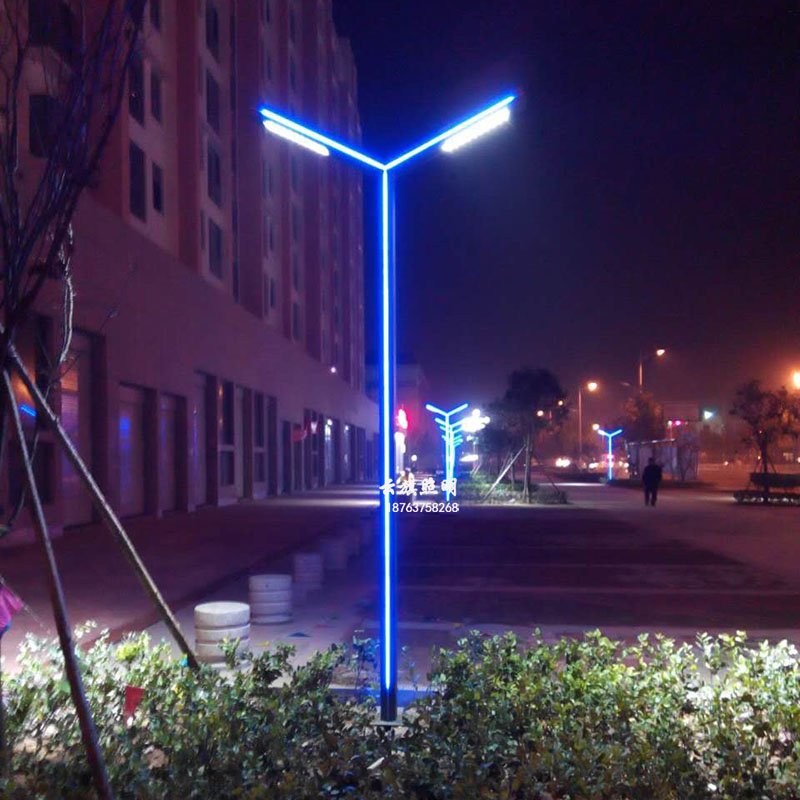 广场防水灯3米铝型材景观灯庭院灯LED发光灯户外广场防水灯小区别墅草坪灯