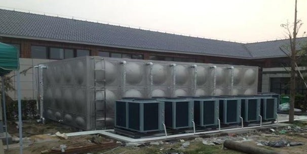 浙江学校空气源节能热水器热水工程图片