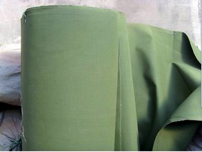 帆布厂家直销防水防晒加密耐磨有机硅防水帆布 军绿色三防布