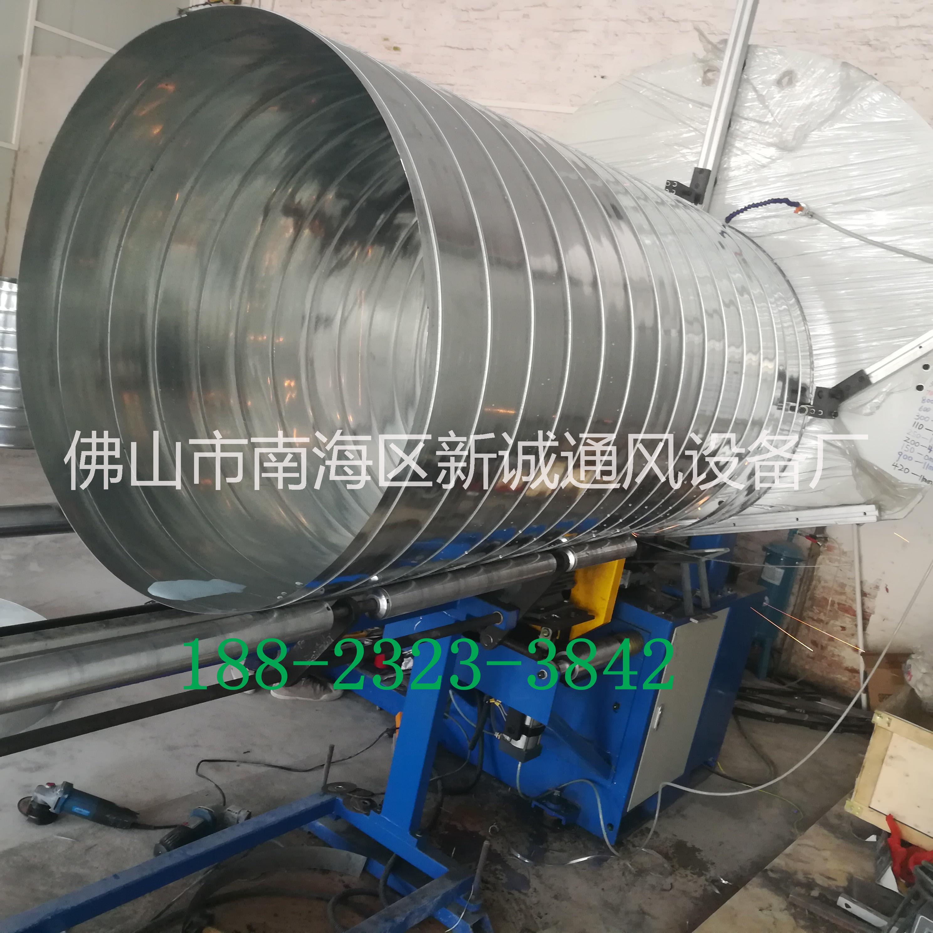惠州通风管道工程 新诚螺旋风管厂家专业环保通风管道生产安装