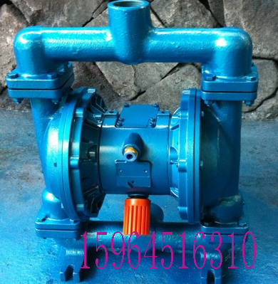 天天输送泵QBY-15K铸铁气动隔膜泵QBY-15气动隔膜泵