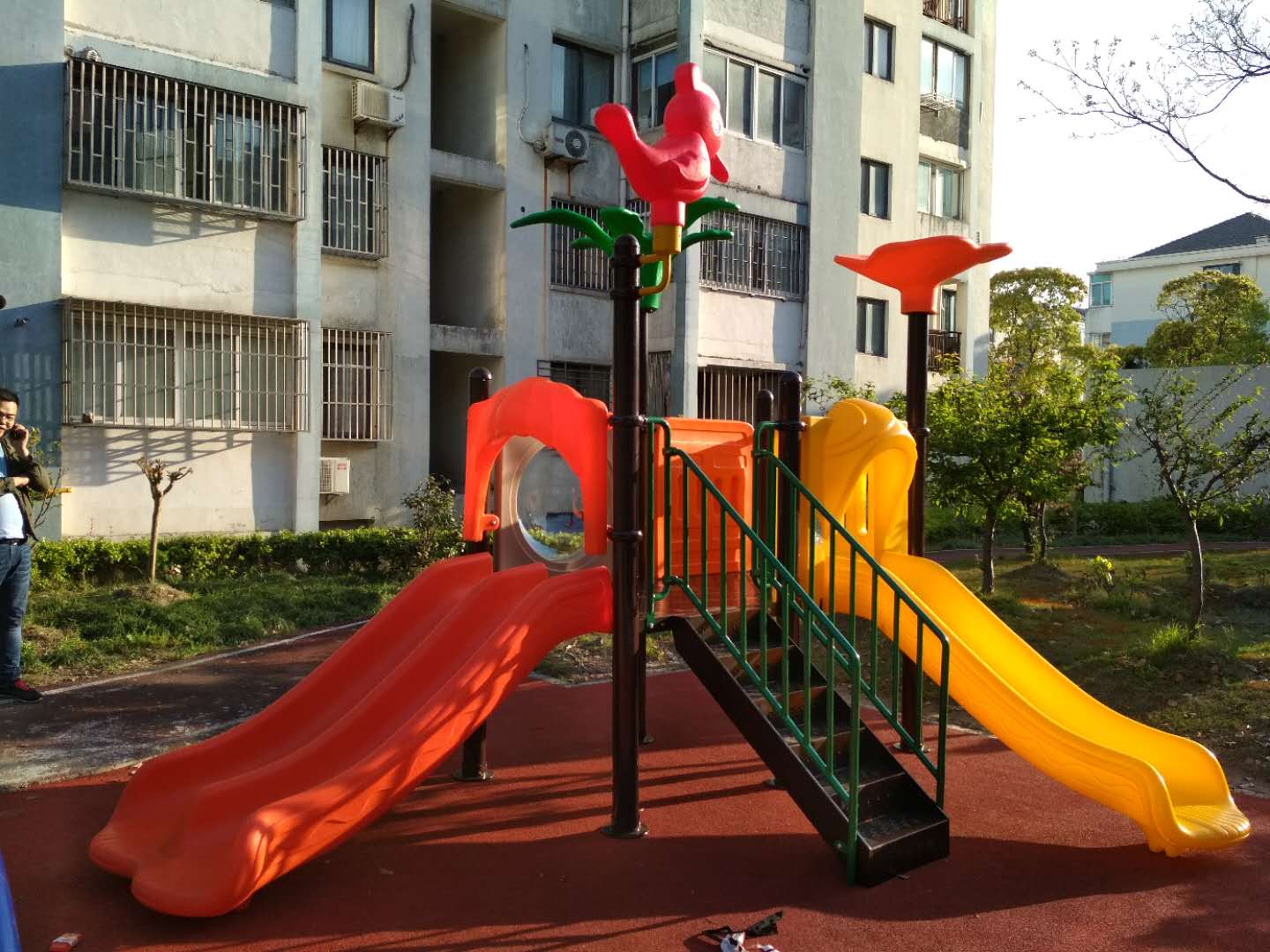 儿童组合滑梯生产厂家上海凯奇玩具游乐设施图片