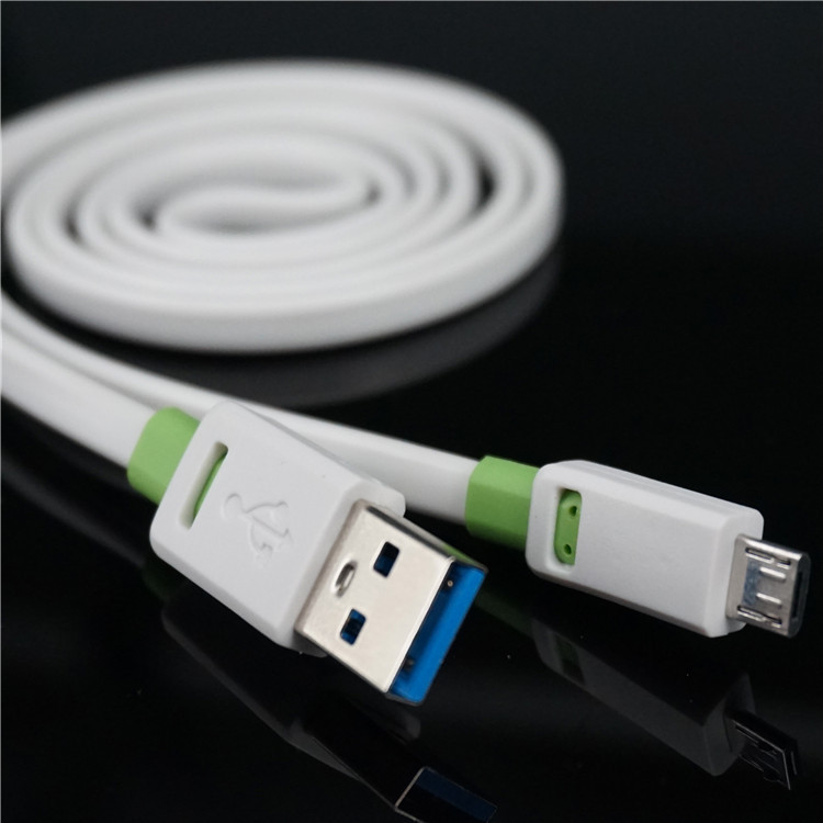 恒业厂家优质V8面条充电线MICRO USB数据充电线安卓手机数据线图片