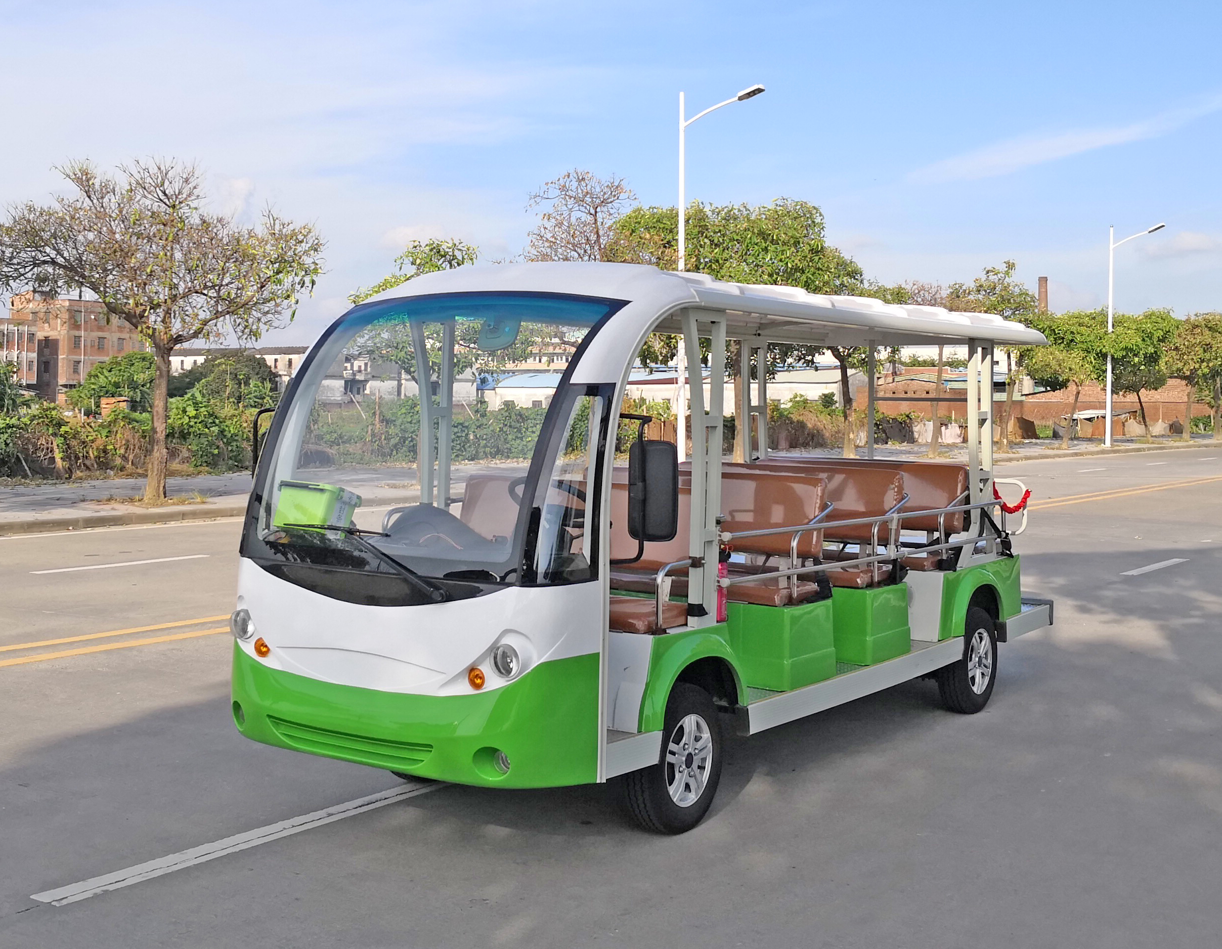 厂家推出新款14电动观光车 旅游观光车