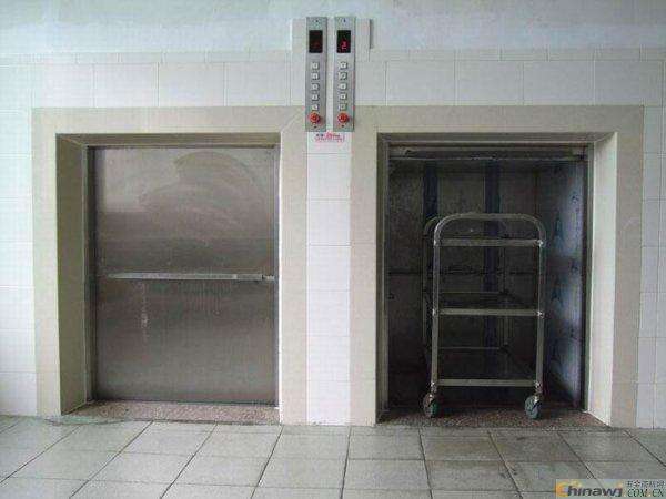 食梯餐梯传菜电梯送饭电梯供应河南安阳地区宾馆用传菜电梯食梯制造厂家图片