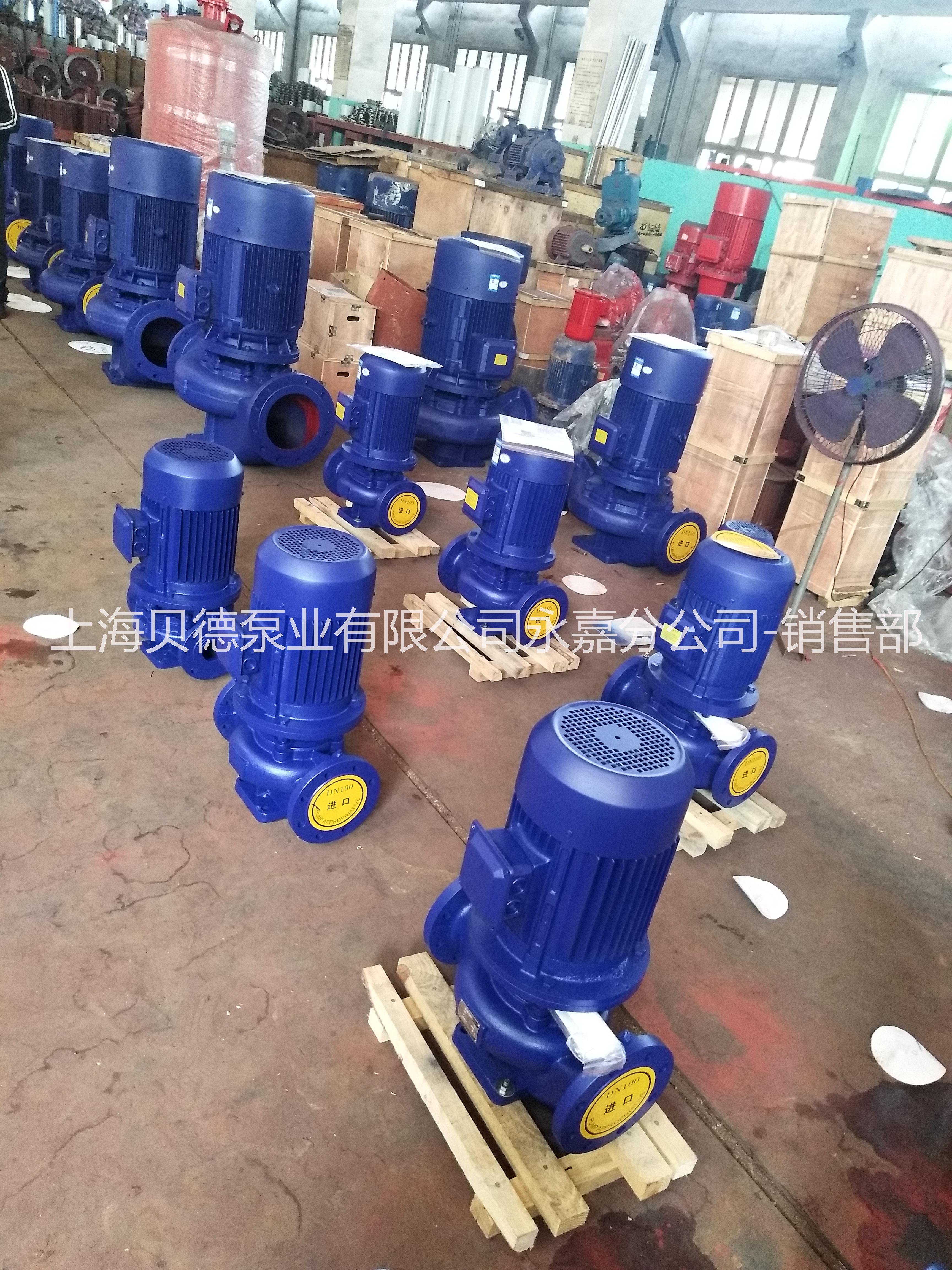 上海贝德泵业有限公司西安办事处ISG80-160  管道循环泵，自动单级单吸管道泵   ISG管道空调循环泵图片