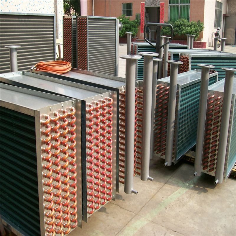 加工定制各尺寸优质铜管表冷器冷凝器/风柜表冷器/空调机组表冷器图片