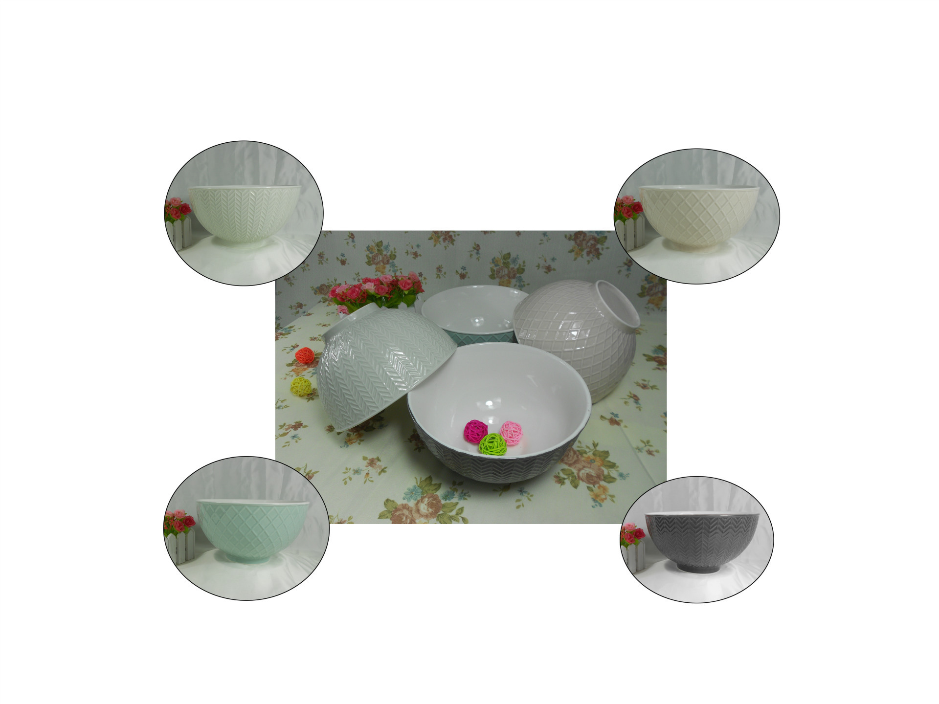 陶瓷碗批发 人字纹碗  日式餐具