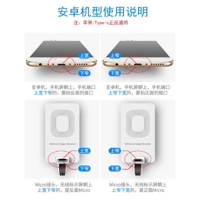 东莞市无线接收器厂家无线接收器适用于iPhone安卓 接收感应线圈贴片