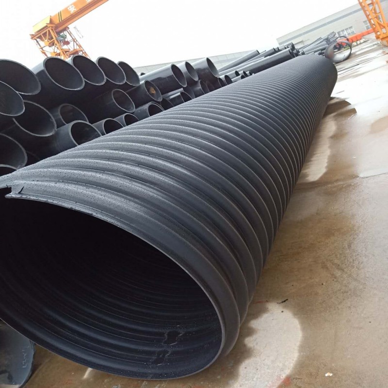 洛阳市聚乙烯螺旋波纹管HDPE钢带厂家聚乙烯螺旋波纹管HDPE钢带增强