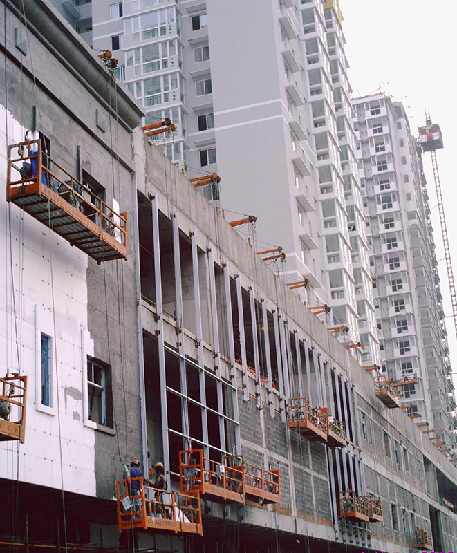 高空作业吊篮租赁，外墙施工吊篮