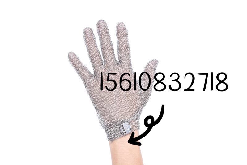 不锈钢防割钢环手套 可防切割伤害