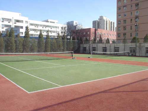 厂家网球场定制网球场标准尺寸  网球场原材料图片