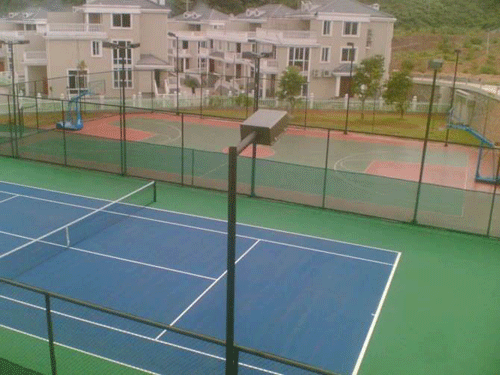 福建厂家塑胶网球场 网球场尺寸 网球场面积 网球场施工 网球场价格
