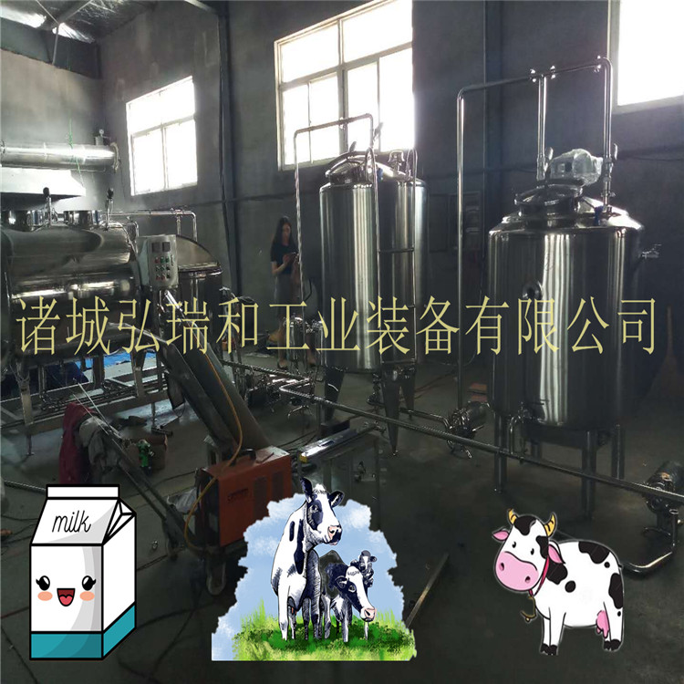 牛奶生产线设备-全自动常温奶生产