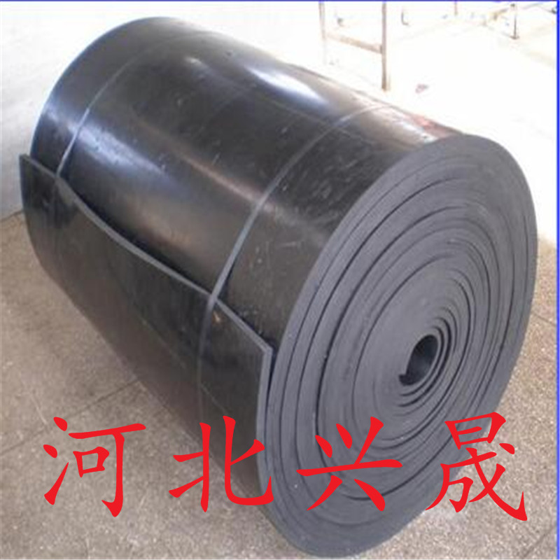 厂家直销黑橡胶板耐磨耐高温防滑黑色工业橡胶板