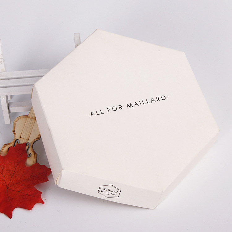 化妆品白卡纸盒彩色盒子印刷礼品包装盒定制logo图片