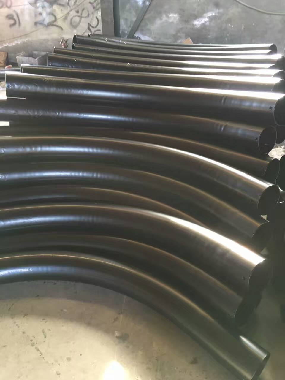 热浸塑钢管供应商山东济南轩驰热浸塑钢管厂家生产