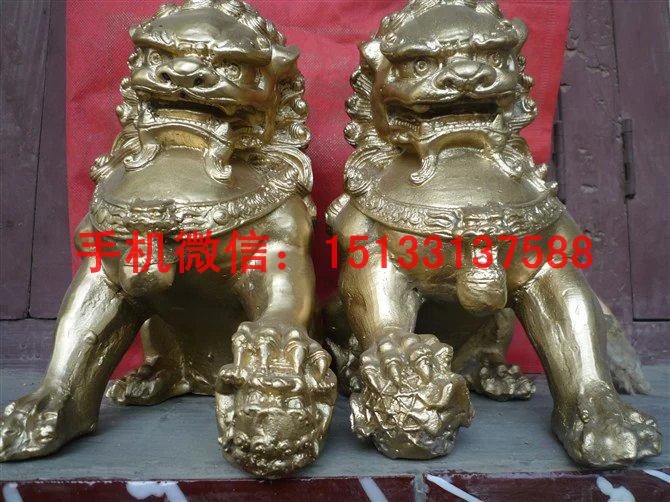 铜狮子 铜雕塑制作厂家