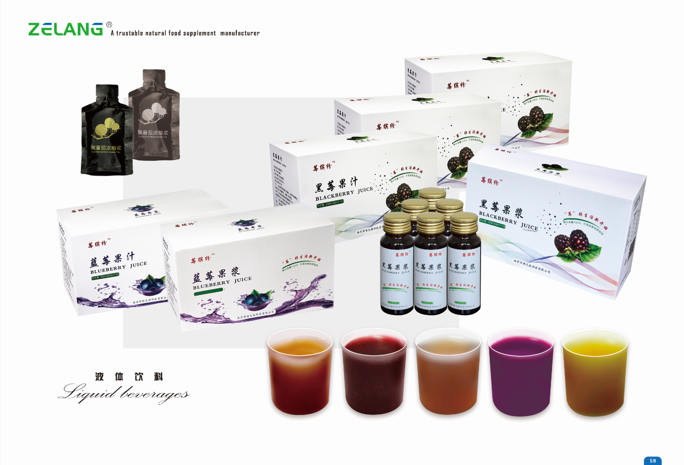 江苏南京泽朗生产黑莓原浆液体饮料贴牌代工OEM/ODM一条龙服务