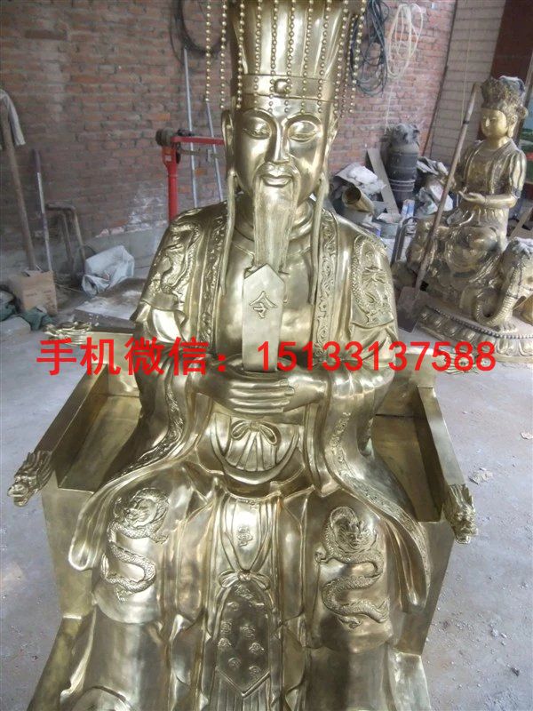 玉皇大帝铜佛像上海铜佛像厂家图片