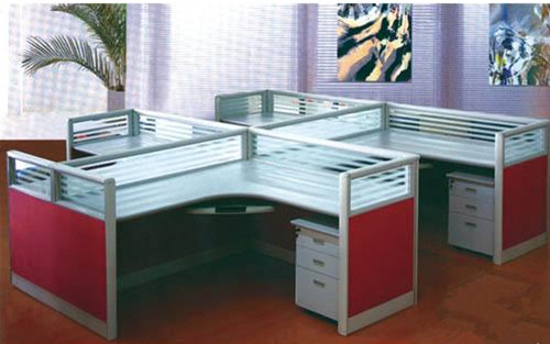 供应屏风式办公桌，天津定做办公桌厂家，办公工位价格图片