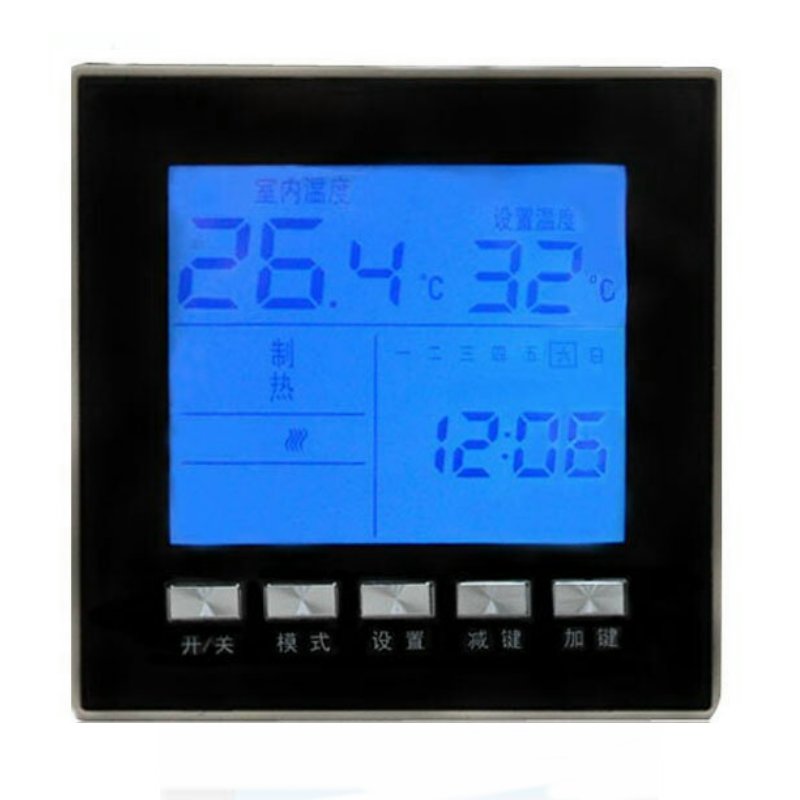 莱珂D301电采暖液晶温控器 莱珂D301电采暖温控器开关  莱珂D301电采暖温度控制器现货