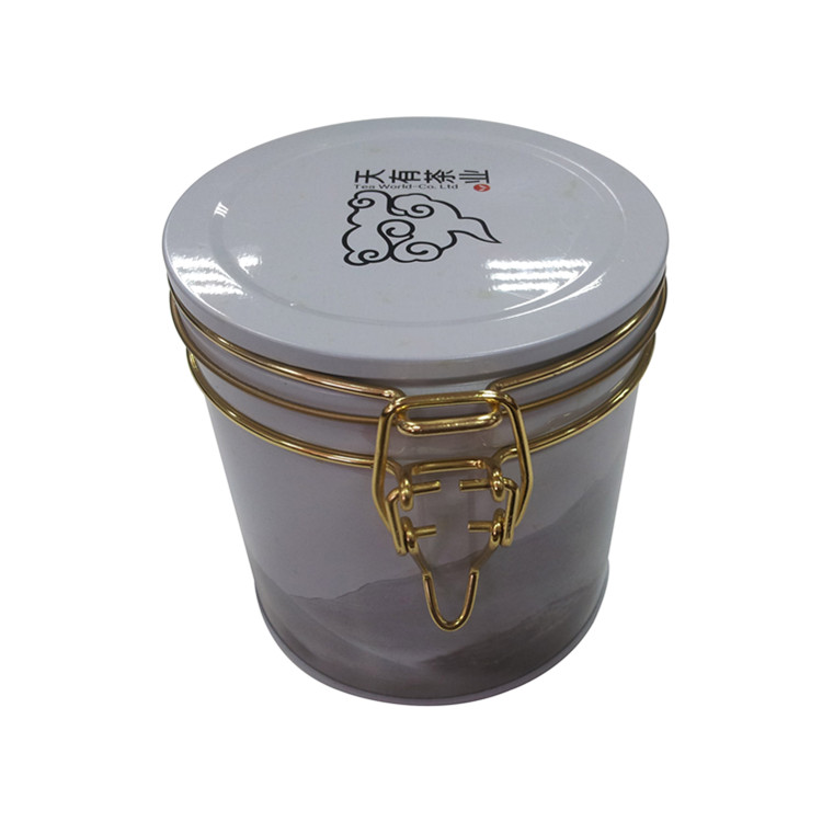 东莞厂家供应马口铁圆形密封茶叶罐，铁观音茶叶包装罐