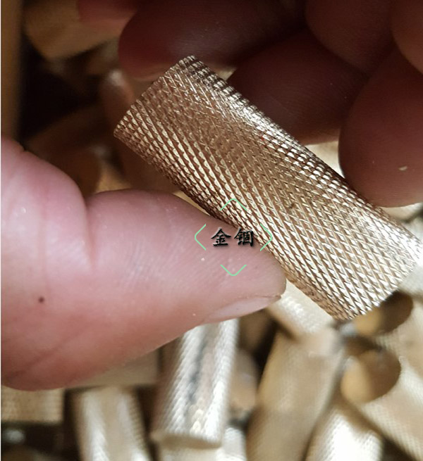 网纹铜棒 花纹铜管 精密切割小件网纹棒 拉花棒切割 3mm-50mm铜棒