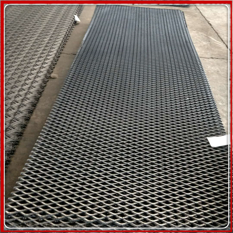 衡水市菱形钢板网片厂家现货供应重型菱形钢板网片建筑扩张铁板网菱形金属板网