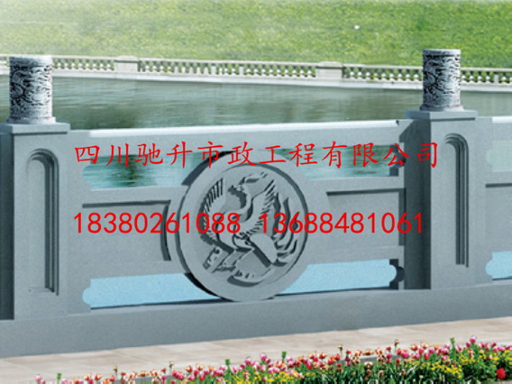 广安地区铸造石栏板铸造石喷砂栏杆复合式栏杆厂家图片