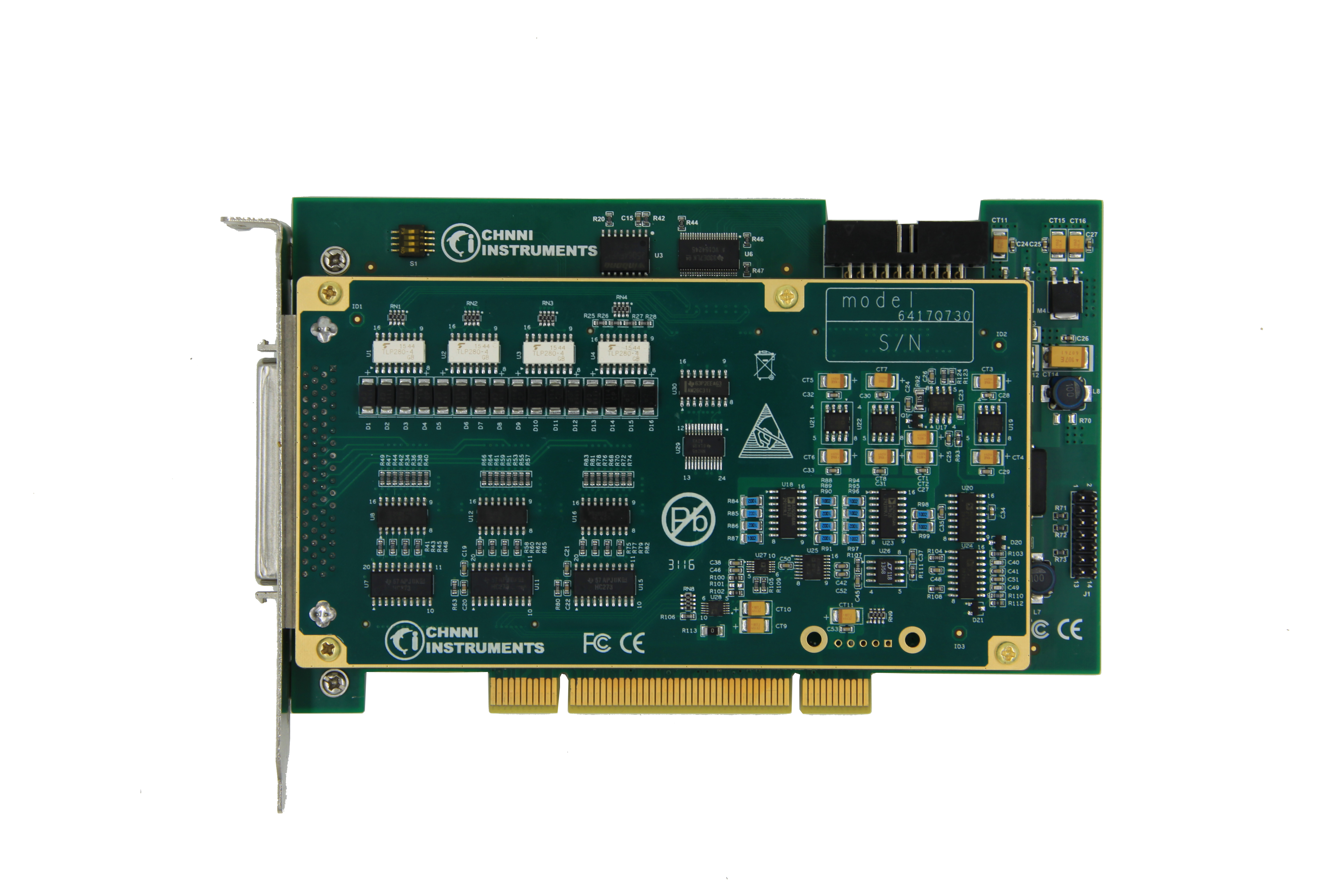 国控精仪推出14通道AI16通道DI24通道DO隔离多功能卡PCI-8417图片