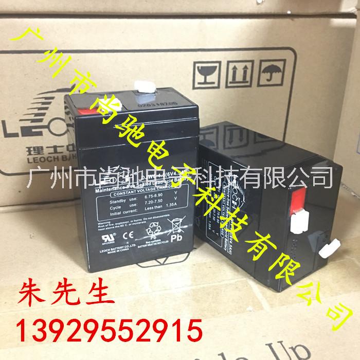 LEOCH电池 DJW6-4.5 6V4.5A玩具车电子秤电瓶6V4A图片