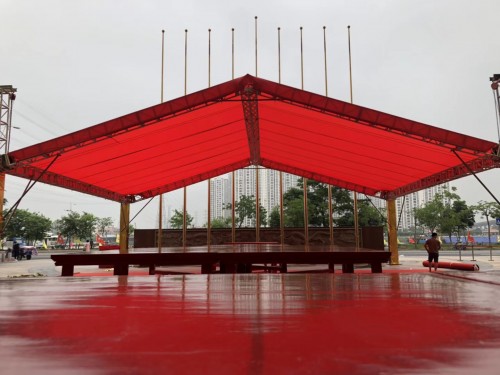 广州太空铝架帐篷租赁 太空架雨棚搭建  铝架帐篷租赁