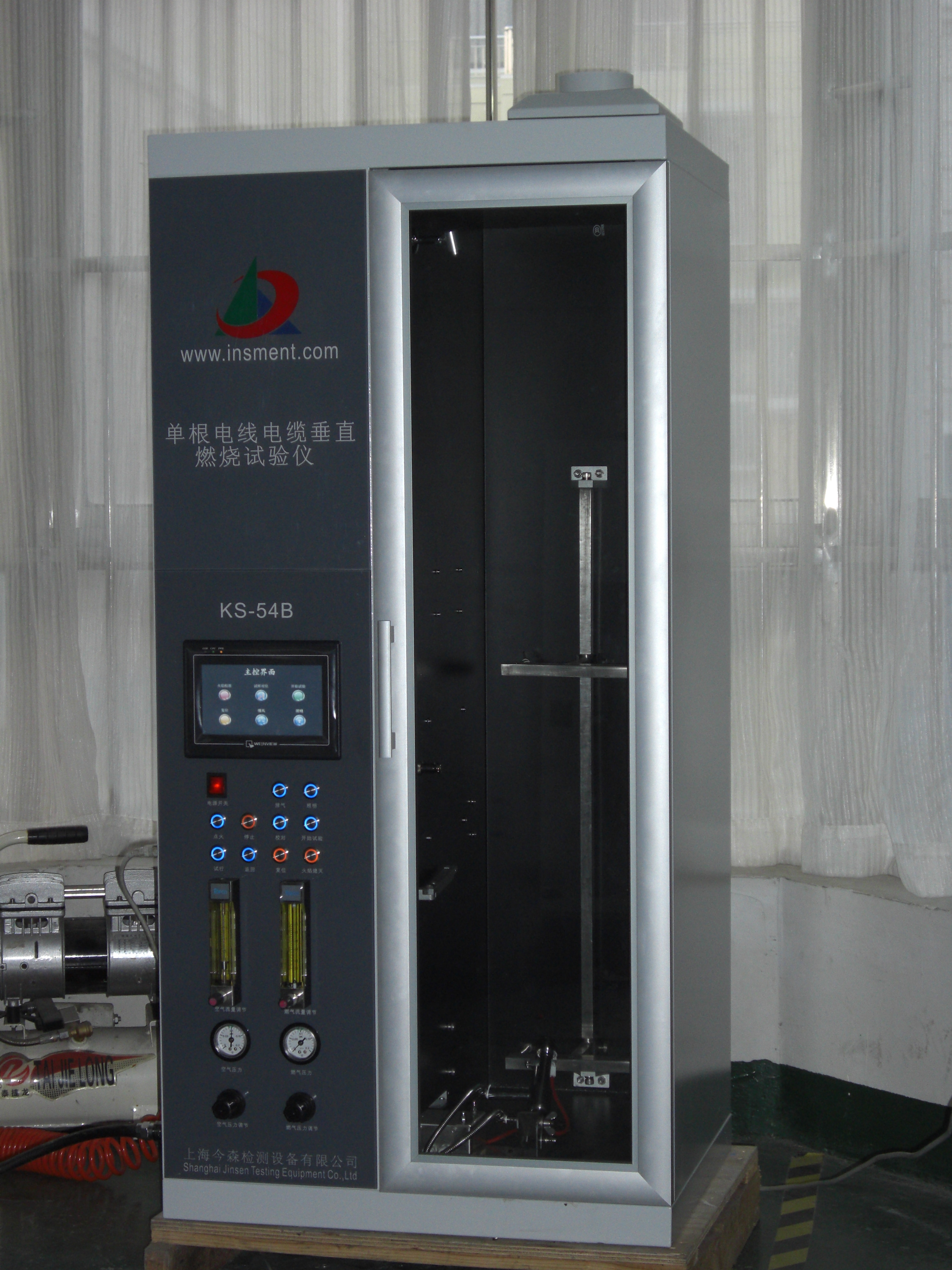 上海单根电线电缆垂直燃烧试验机厂家单根电线电缆燃烧测试仪价格图片