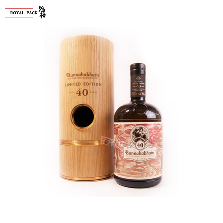 榉木酒盒_榉木酒盒生产_榉木酒盒定做_冠裕包装图片